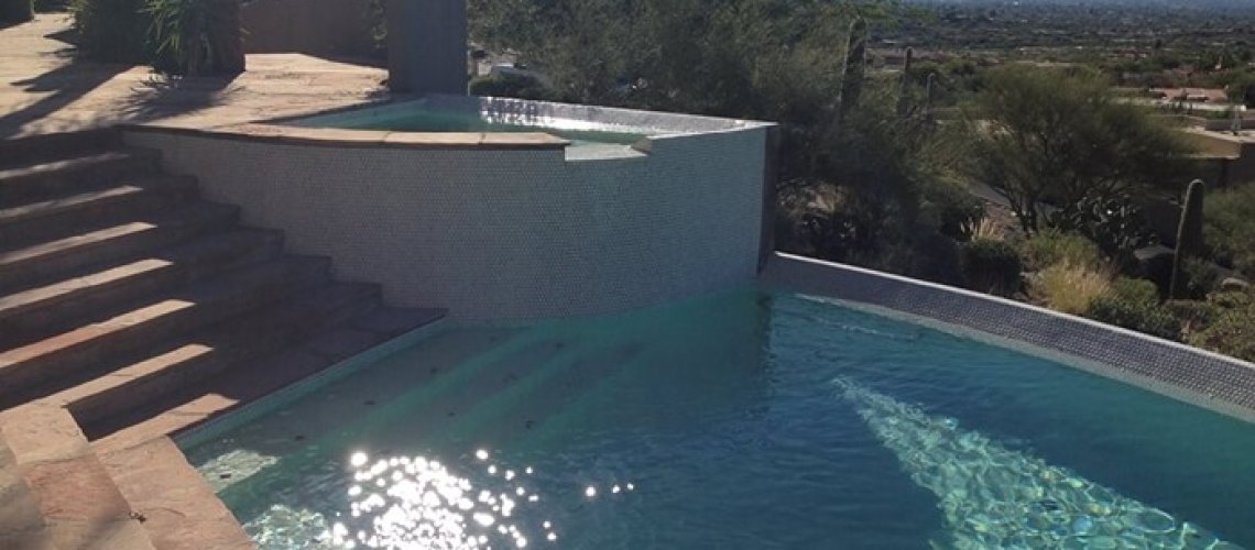 tiled wall pool